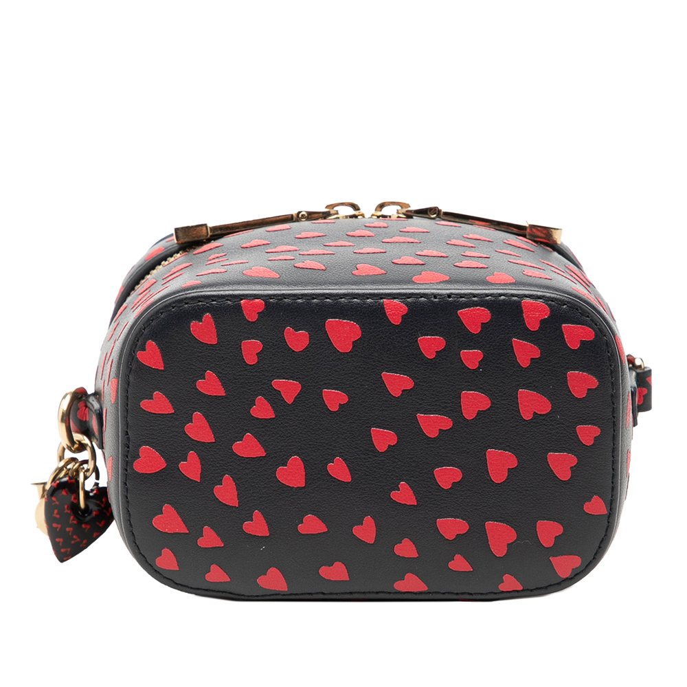 Pre-Loved Dior Micro Lambskin Heart Print Lady Dior Vanity Case - Picture 3 of 8